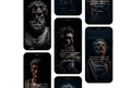 52 Stoic Quotes Phone Wallpapers - Dark Mode - Digital